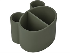 Liewood hunter green multi silicone holder Sandra